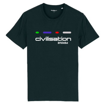 T-shirt noir Civilisation Perdue