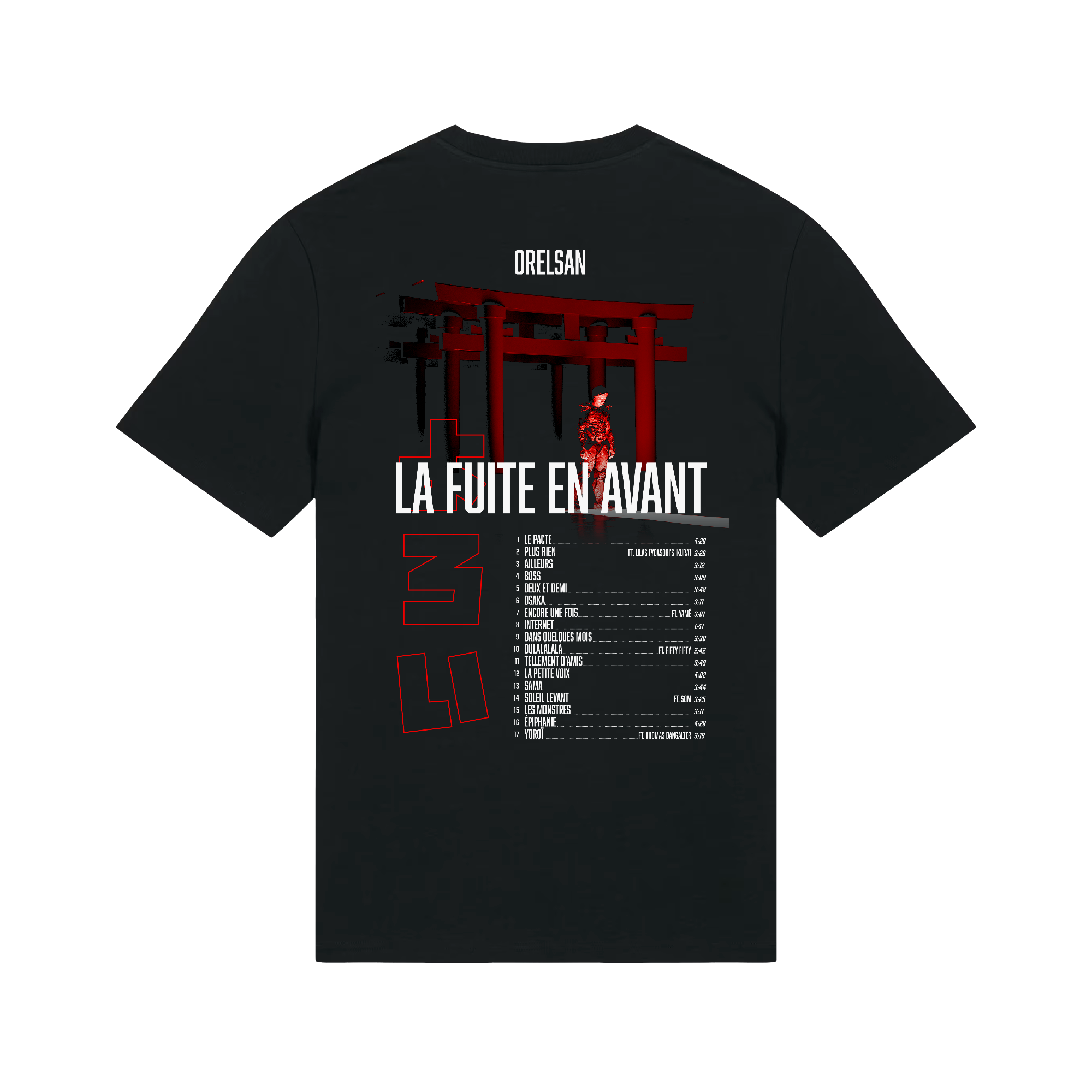 T-shirt La fuite en avant rouge