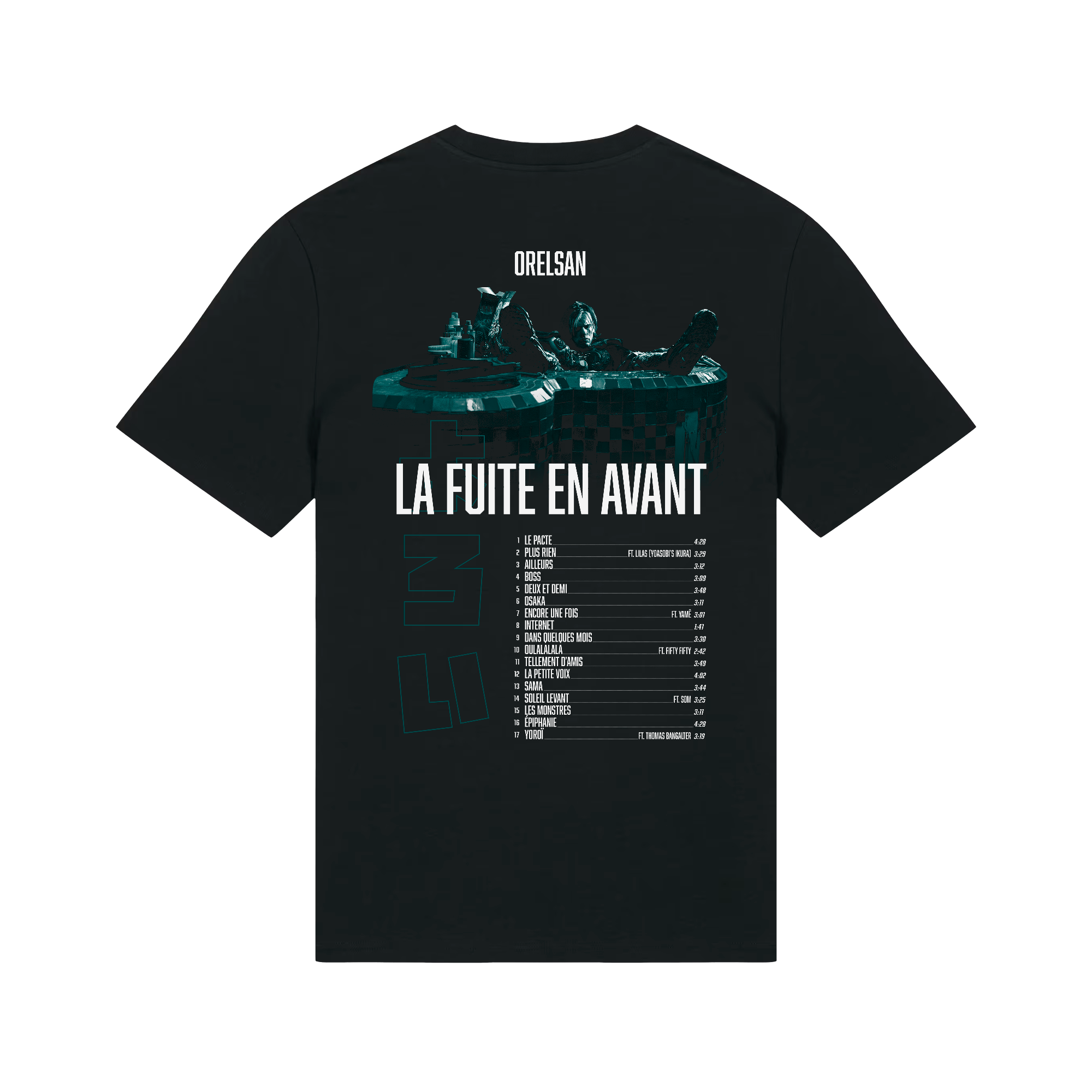 T-shirt La fuite en avant vert