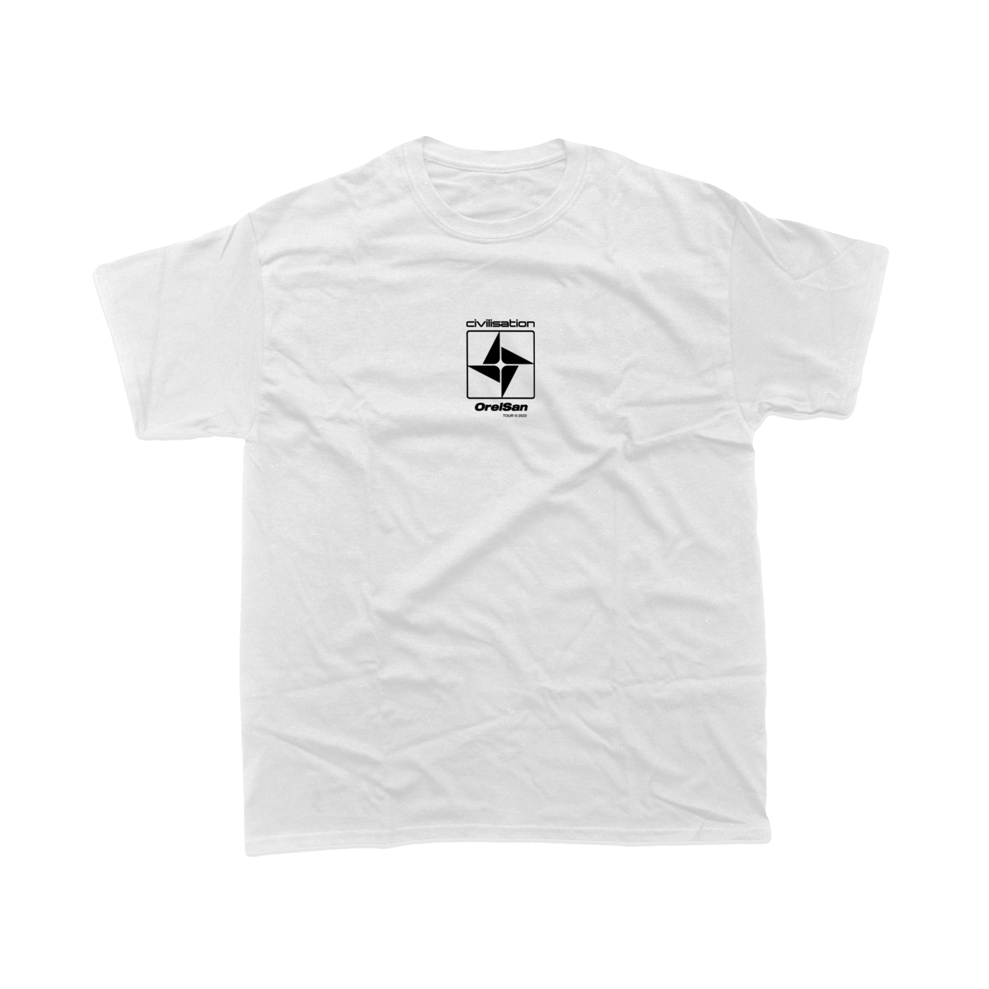 T-shirt CD blanc