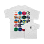 T-shirt CD blanc